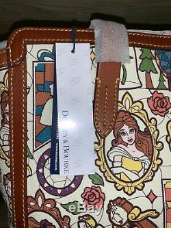 Disney Dooney & Bourke Beauty and the Beast Large Tote NWT NEW Belle