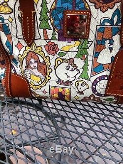 Disney Dooney & Bourke Beauty and the Beast Purse Small Shopper Tote