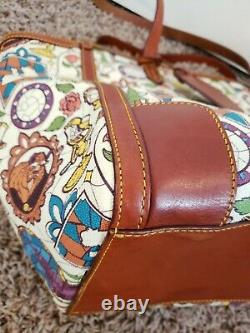 Disney Dooney & Bourke Beauty and the Beast large shopper tote bag purse NICE