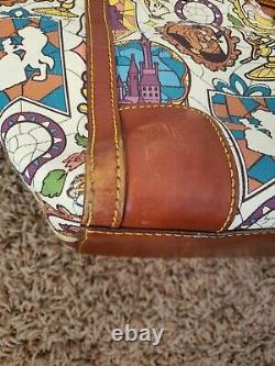 Disney Dooney & Bourke Beauty and the Beast large shopper tote bag purse USED