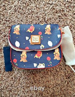 Disney Dooney & Bourke NWT Beauty and the Beast Belle saddle crossbody bag purse