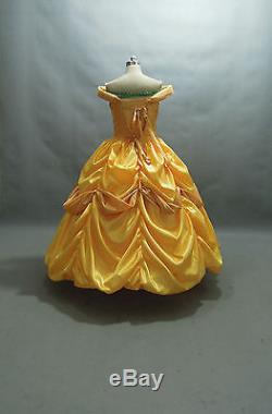 Disney Dress Beauty and Beast Belle Costume adult SIZE 6,8,10,12,14,16 Yellow