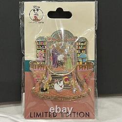 Disney Employee Center DEC Snow Globe Pin Series LE 250 Beauty and the Beast