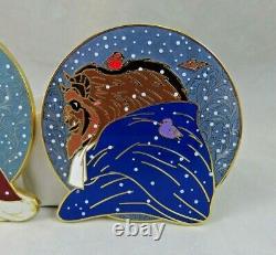Disney Fantasy Pin Set Beauty and the Beast Belle Winter Snow WDI Style