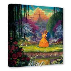 Disney Fine Art Limited Edition Canvas-Garden Waltz-Beauty+Beast-James Coleman