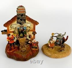 Disney GASTON'S TAVERN & MAURICE'S INVENTION from BEAUTY & THE BEAST Goebel 1994