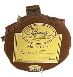 Disney GASTON'S TAVERN & MAURICE'S INVENTION from BEAUTY & THE BEAST Goebel 1994