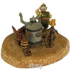 Disney GASTON'S TAVERN & MAURICE'S INVENTION from BEAUTY & THE BEAST Goebel 1994