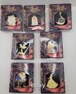 Disney Gallery Beauty and the Beast PIN LE 5000 10th Anniversary Full Set 7 Pins