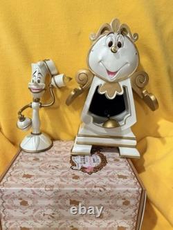 Disney Japan Cogsworth & Lumiere Be our Guest BATB Beauty & The Beast NIB