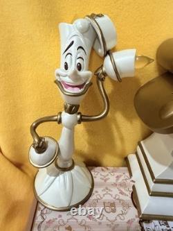 Disney Japan Cogsworth & Lumiere Be our Guest BATB Beauty & The Beast NIB