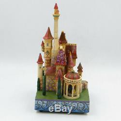 Disney Jim Shore BELLE BEAUTY and the BEAST Enchanted Kingdom Music Box Castle