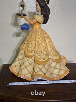 Disney Jim Shore Deluxe Belle Figurine 15 High Collectible Beauty and the Beast