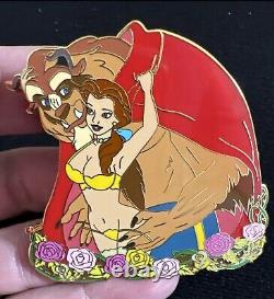 Disney Jumbo Pin Belle And Beast Limited Edition 80 From Beauty & The Beast