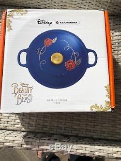 Disney Le Creuset Beauty & the Beast Ltd Edition Soup Pot NIB 1st Series Of 500