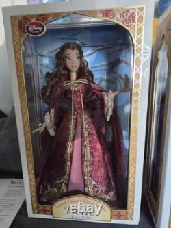 Disney Le Winter Belle And Beast Dolls Combo