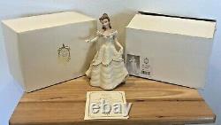 Disney Lenox Beauty And The Beast Belle My Heart Is Yours 8 Figurine Box Coa