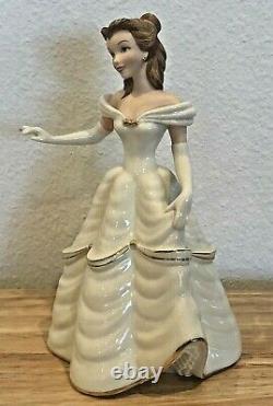 Disney Lenox Beauty And The Beast Belle My Heart Is Yours 8 Figurine Box Coa