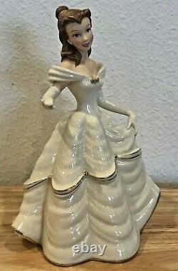 Disney Lenox Beauty And The Beast Belle My Heart Is Yours 8 Figurine Box Coa