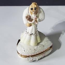 Disney Lenox Beauty and The Beast Loves First Touch Romance Treasure Trinket Box