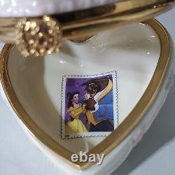 Disney Lenox Beauty and The Beast Loves First Touch Romance Treasure Trinket Box