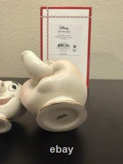 Disney Lenox Beauty and The Beast Mrs Potts and Chip Porcelain Ornament MIB