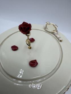 Disney Lenox Beauty and the Beast Enchanted Rose Figurine