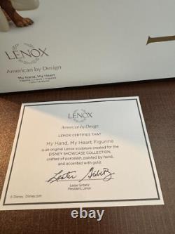 Disney Lenox Collection Beauty & The Beast My Hand My Heart BEAST Figurine