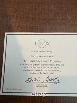 Disney Lenox Collection Beauty & The Beast My Hand My Heart BEAST Figurine