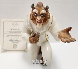 Disney Lenox Collection Beauty & The Beast My Heart Is Yours BEAST Figure CoA