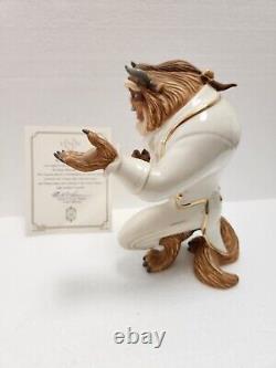 Disney Lenox Collection Beauty & The Beast My Heart Is Yours BEAST Figure CoA