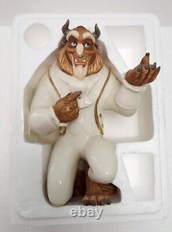 Disney Lenox Collection Beauty & The Beast My Heart Is Yours BEAST Figure CoA