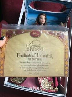 Disney Limited Edition 17 Belle Doll Winter Beauty & the Beast NIB