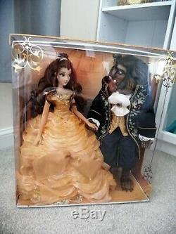 Disney Limited Edition Beauty And The Beast dolls platinum set LE 500 DEBOXED