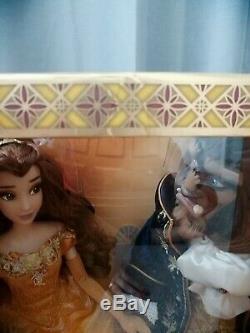 Disney Limited Edition Beauty And The Beast dolls platinum set LE 500 DEBOXED