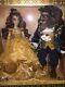 Disney Limited Edition Doll Beauty And The Beast Platinum Set Rare