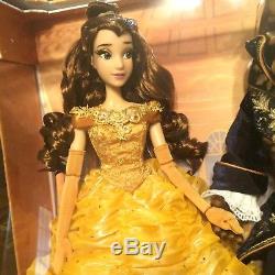 Disney Limited Edition Doll Platinum Set Animated Beauty And The Beast Batb Nib