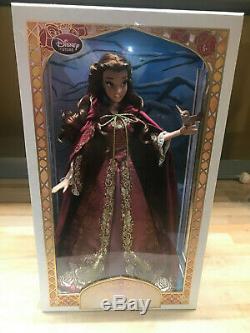 Disney Limited Edition Red Winter Dress Belle Doll Beauty & The Beast 17