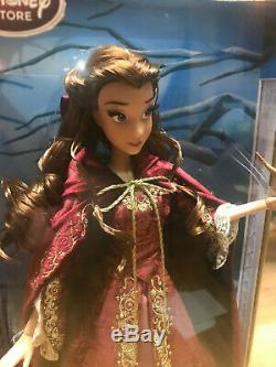 Disney Limited Edition Red Winter Dress Belle Doll Beauty & The Beast 17