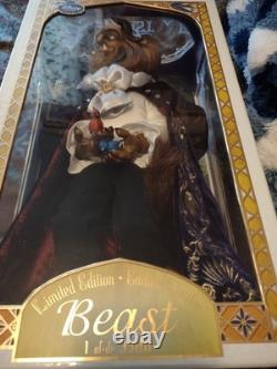 Disney Limited Edition Winter Doll Beauty and the Beast -Beast 17 LE 3500 NIB