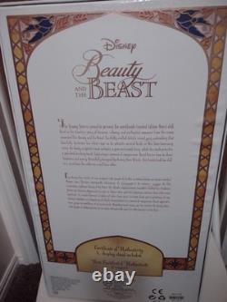 Disney Limited Edition Winter Doll Beauty and the Beast -Beast 17 LE 3500 NIB