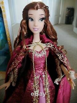 Disney Limited Edition winter Belle doll beauty and the beast Low COA