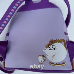 Disney Loungefly Beauty and the Beast Chip Bubbles Mini Backpack