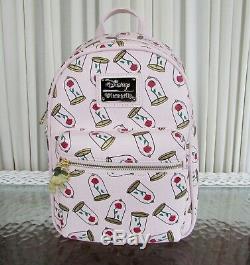 Disney Loungefly Beauty and the Beast Enchanted Rose Mini Backpack NWT