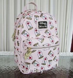 Disney Loungefly Beauty and the Beast Enchanted Rose Mini Backpack NWT