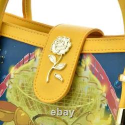 Disney Loungefly Beauty and the Beast Shoulder Bag 2WAY Accent Color / Japan