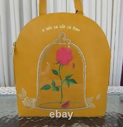 Disney Loungefly Beauty & the Beast Rose Mini Backpack Enchanted NWT