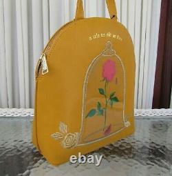 Disney Loungefly Beauty & the Beast Rose Mini Backpack Enchanted NWT