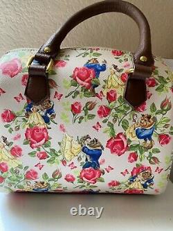 Disney Loungefly Belle Beauty And The Beast Rose Purse