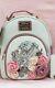 Disney Loungefly Rose Floral Beauty and the Beast Belle Mini Backpack